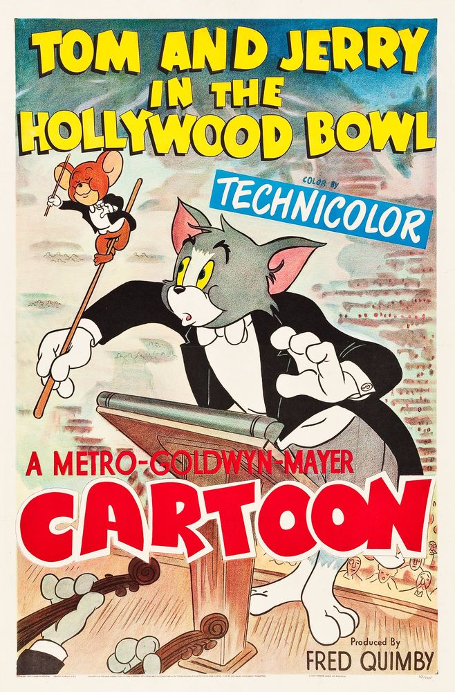 Tom and Jerry in the Hollywood Bowl (MGM, 1950).- Movie Poster Reprint