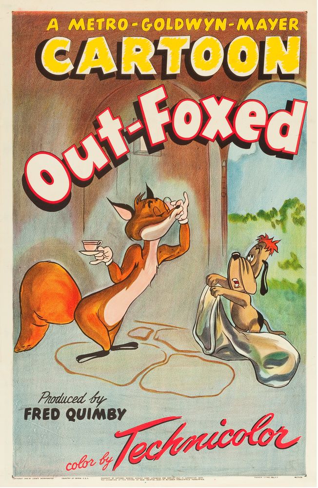 Out-Foxed (MGM, 1948).- Movie Poster Reprint