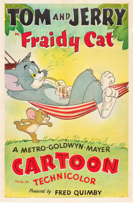 Fraidy Cat (MGM, R-1951).- Movie Poster Reprint