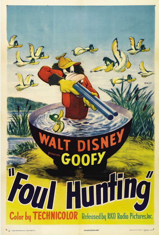 Foul Hunting (RKO, 1947).- Movie Poster Reprint