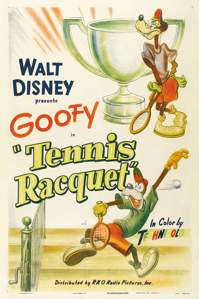 Tennis Racquet (RKO, 1949).- Movie Poster Reprint