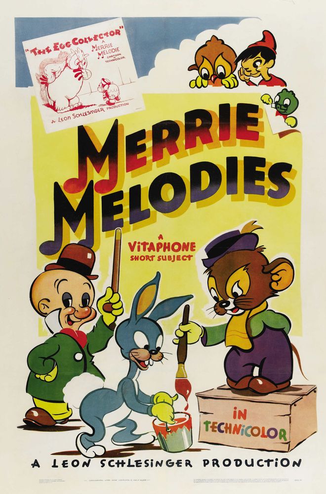 Merrie Melodies (Warner Brothers, 1940).- Movie Poster Reprint