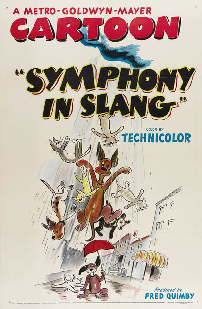 Symphony in Slang (MGM, 1951).- Movie Poster Reprint