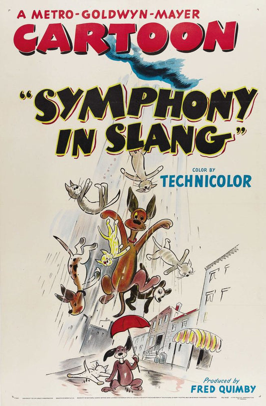 Symphony in Slang (MGM, 1951).- Movie Poster Reprint