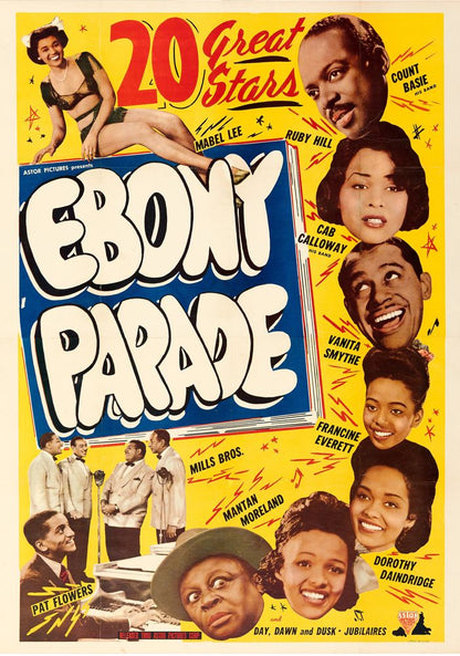 Ebony Parade (Astor Pictures, 1947).- Movie Poster Reprint