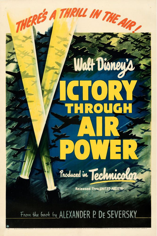 Victory Through Air Power (United Artists, 1943).- Movie Poster Reprint