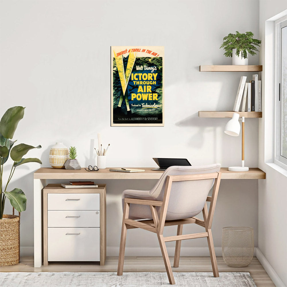 Victory Through Air Power (United Artists, 1943) - Movie Poster Reprint