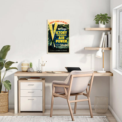 Victory Through Air Power (United Artists, 1943) - Movie Poster Reprint