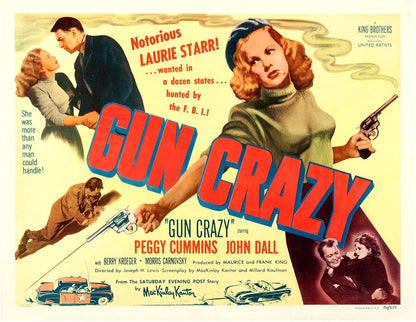 Gun Crazy (United Artists, 1949).- Movie Poster Reprint