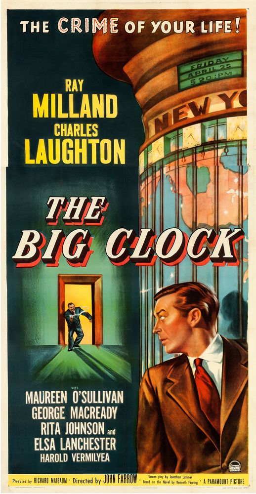 The Big Clock (Paramount, 1948).- Movie Poster Reprint