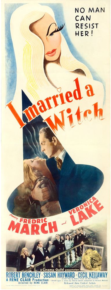 I Married a Witch (United Artists, 1942).- Movie Poster Reprint