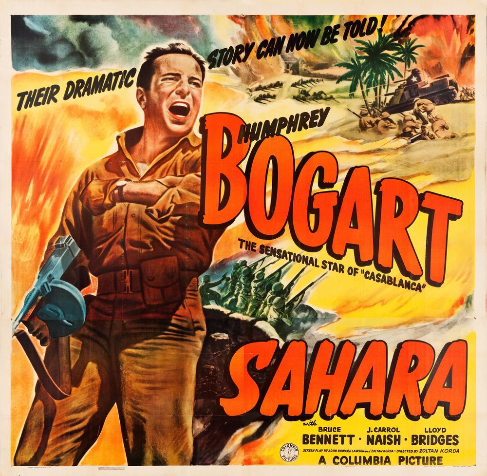 Sahara (Columbia, 1943).- Movie Poster Reprint