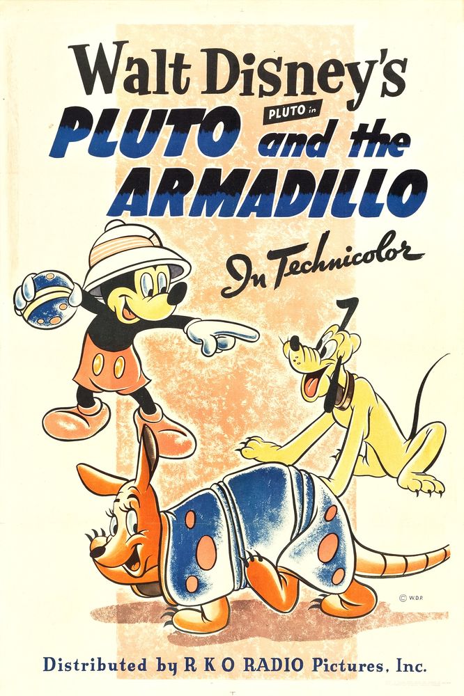 Pluto and the Armadillo (RKO, 1943).- Movie Poster Reprint