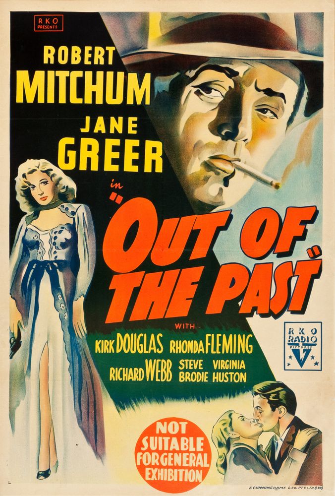 Out of the Past (RKO, 1947). Australian- Movie Poster Reprint