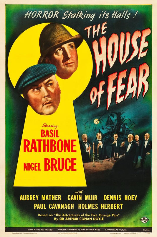 The House of Fear (Universal, 1945).- Movie Poster Reprint