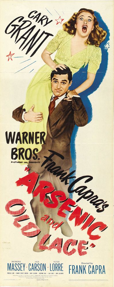 Arsenic and Old Lace (Warner Brothers, 1944) - Movie Poster Reprint