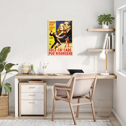 Dead Reckoning (Columbia, R-1958). Italian - Movie Poster Reprint