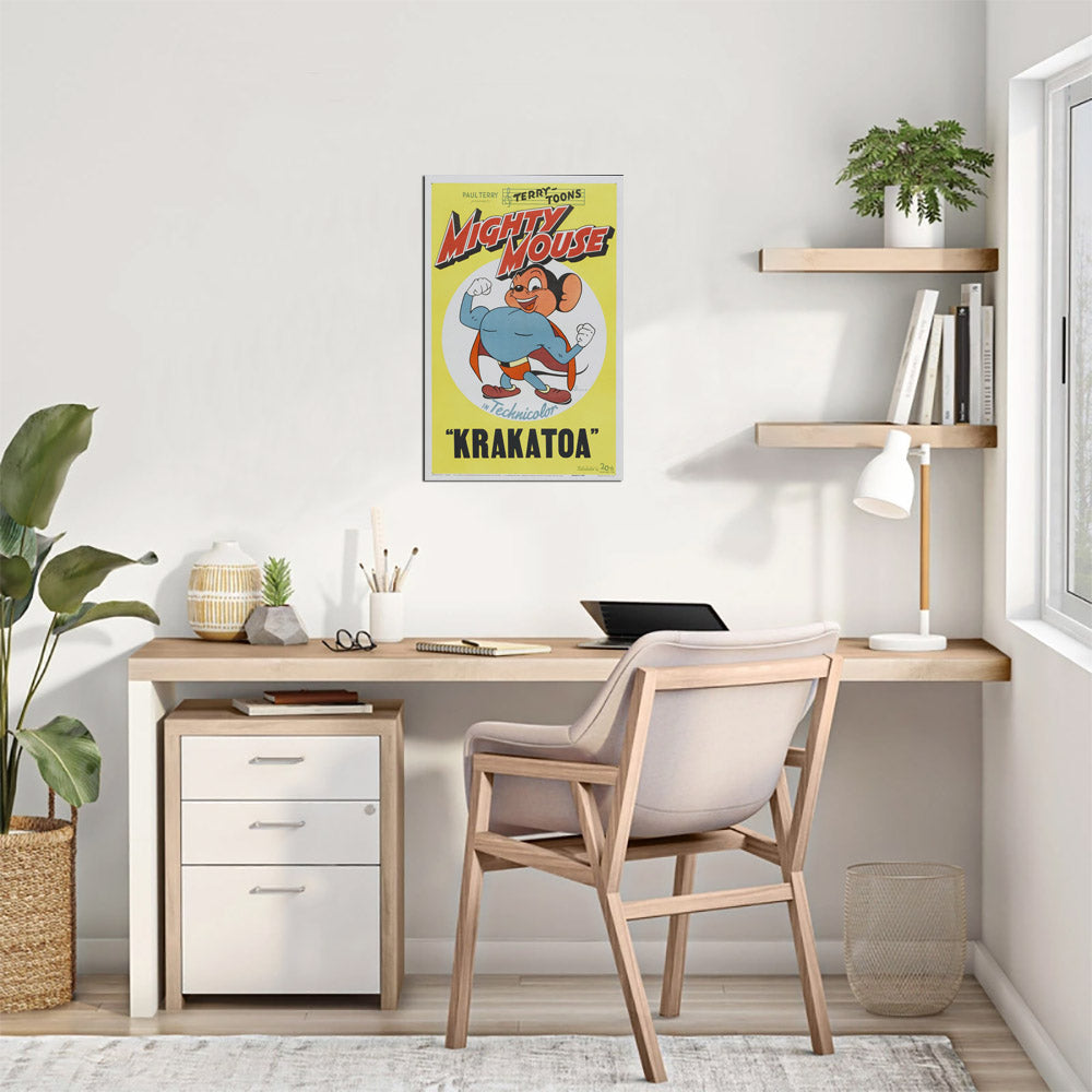 Mighty Mouse (20th Century Fox, 1943). Animated - Movie Poster Reprint