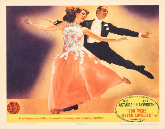 You Were Never Lovelier (Columbia, 1942). Musical.- Movie Poster Reprint