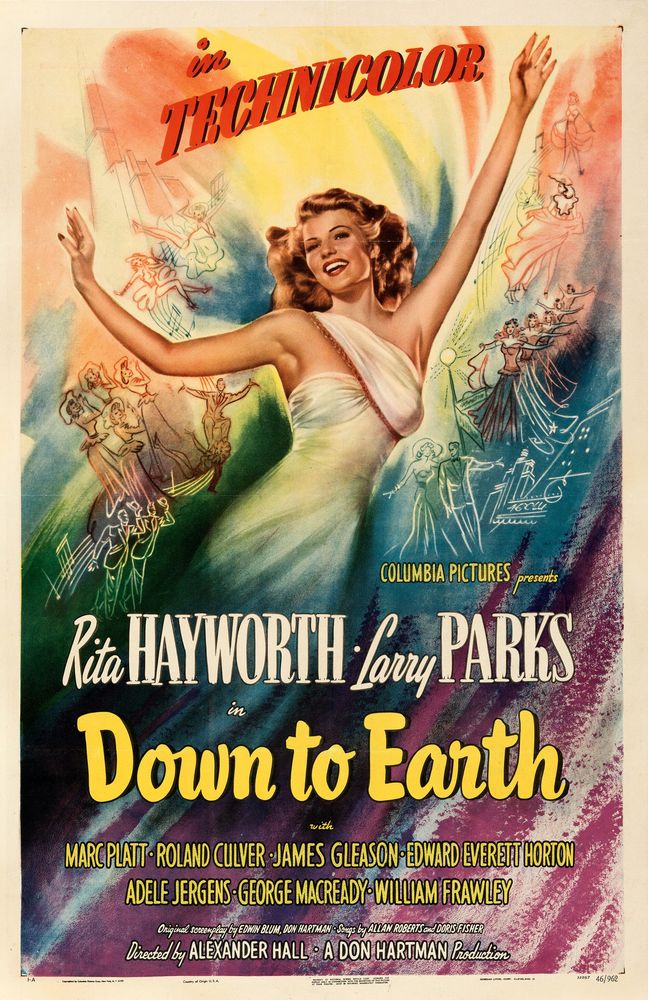 Down to Earth (Columbia, 1947).- Movie Poster Reprint