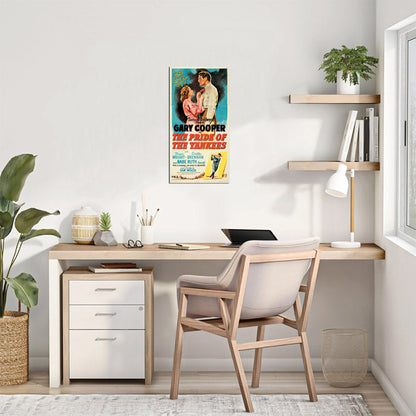 The Pride of the Yankees (RKO, R-1949) - Movie Poster Reprint