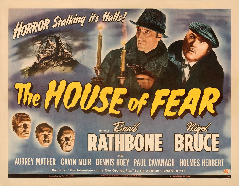 The House of Fear (Universal, 1945).- Movie Poster Reprint