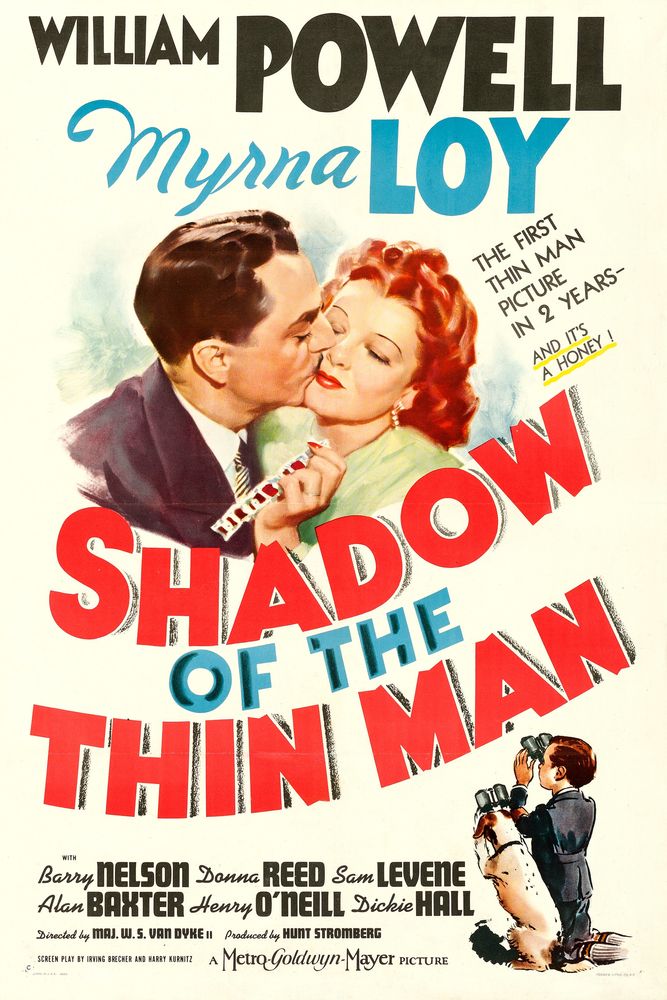 Shadow of the Thin Man (MGM, 1941). Style C.- Movie Poster Reprint