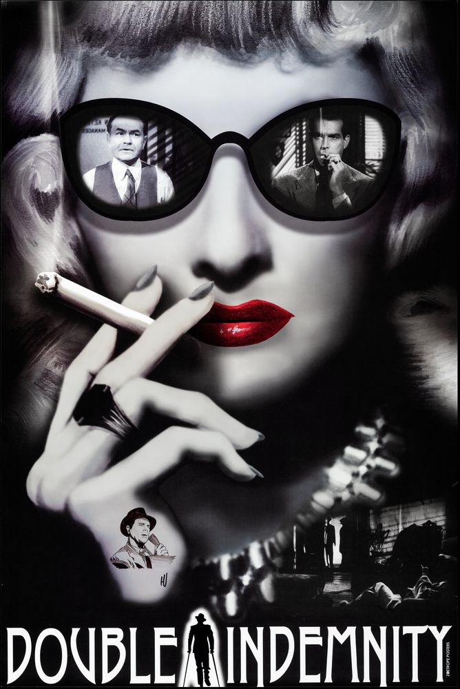 Double Indemnity, by Henry Villegas (Zoetrope Galleries, 2014).- Movie Poster Reprint