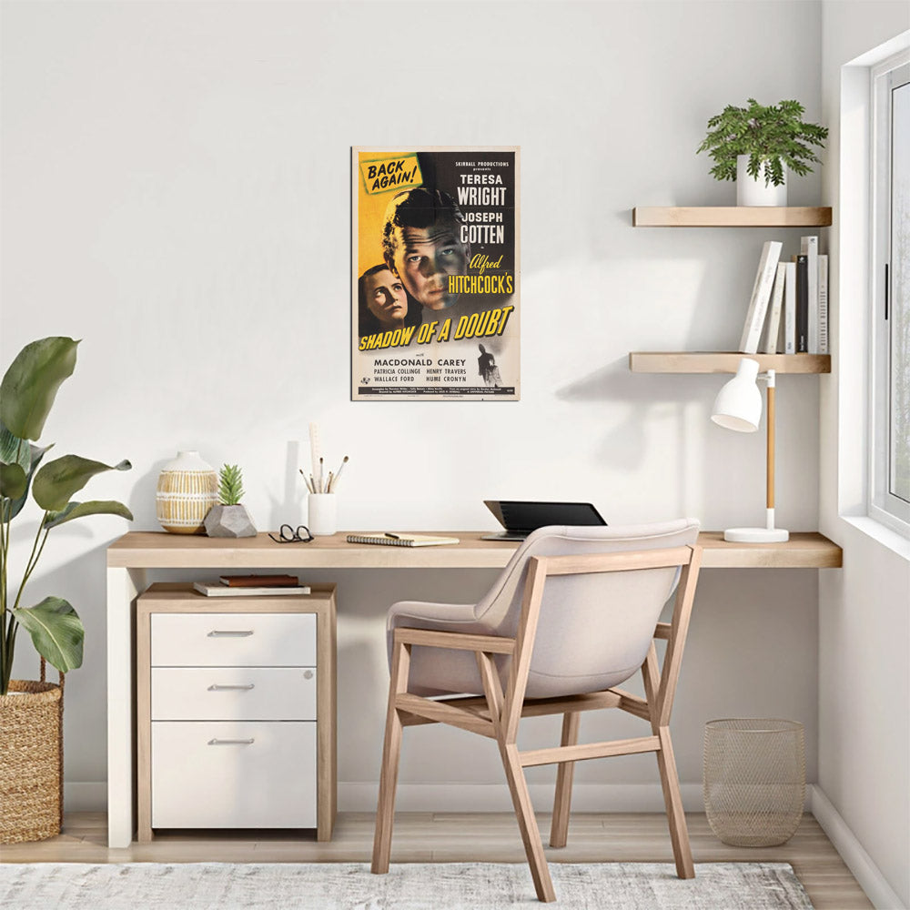 Shadow of a Doubt (Universal, R-1946) - Movie Poster Reprint