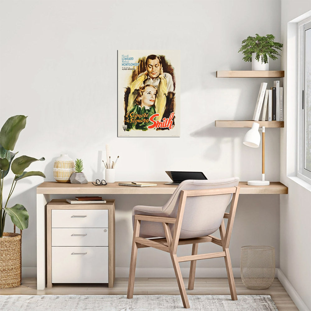 Mr. & Mrs. Smith (RKO, 1946). First Post-War Release Italian. Averardo Ciriello Artwork - Movie Poster Reprint