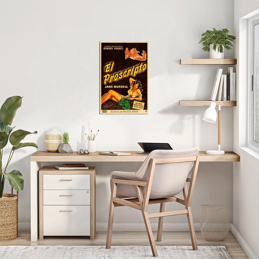 The Outlaw (United Artists, 1946). Argentinean - Movie Poster Reprint