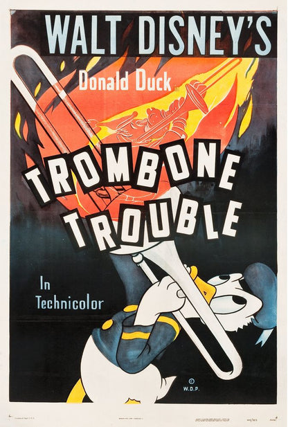 Trombone Trouble (RKO, 1944).- Movie Poster Reprint