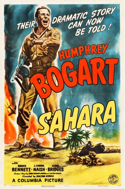 Sahara (Columbia, 1943).- Movie Poster Reprint