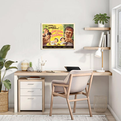 Abbott and Costello Meet Frankenstein (Realart, R-1956) - Movie Poster Reprint