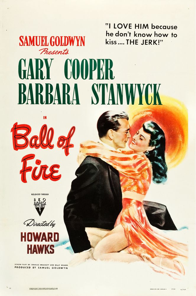 Ball of Fire (RKO, 1941) - Movie Poster Reprint