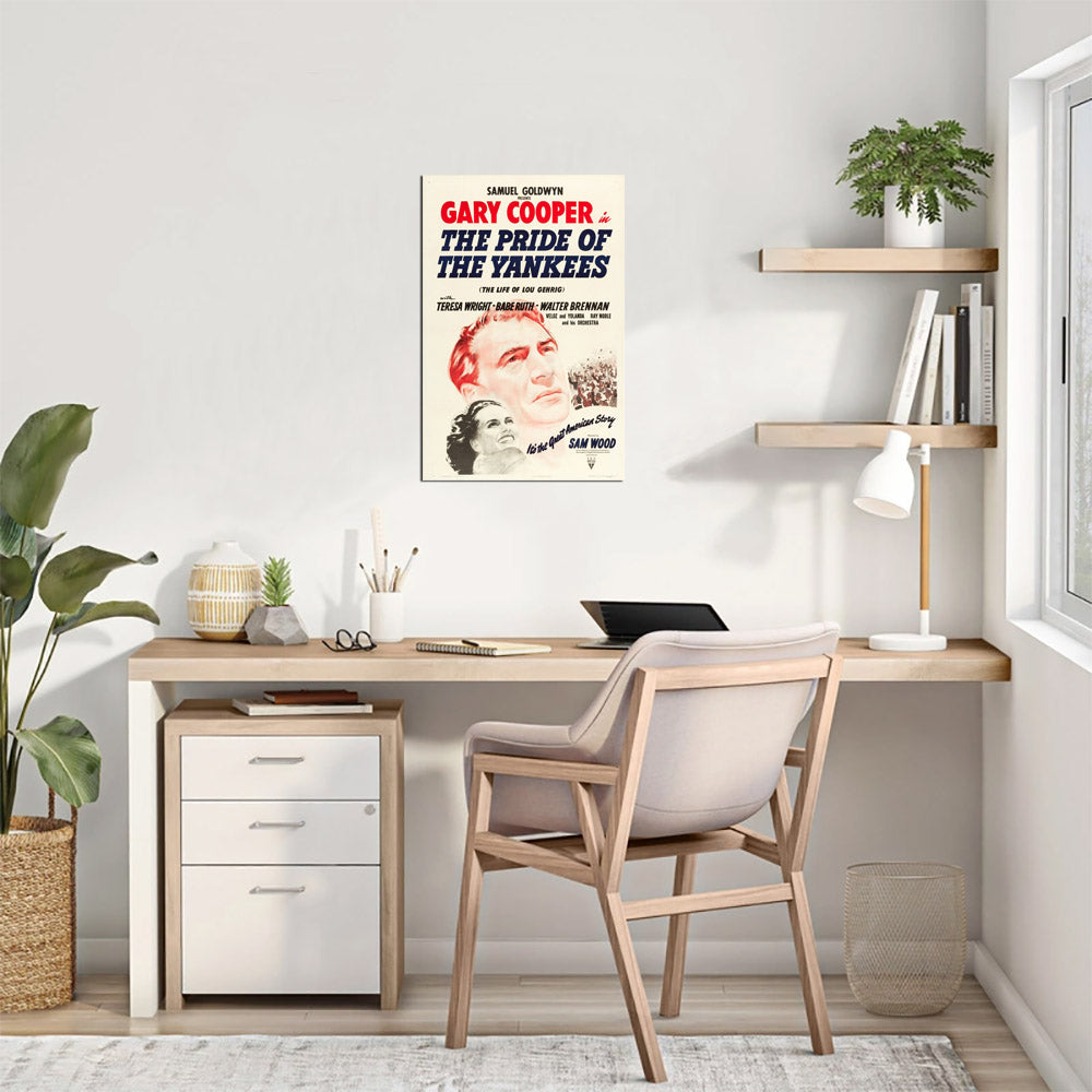 The Pride of the Yankees (RKO, 1942) - Movie Poster Reprint