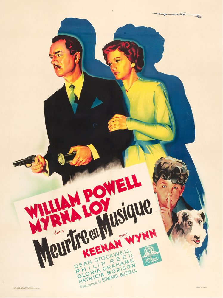 Song of the Thin Man (MGM, 1948). French- Movie Poster Reprint