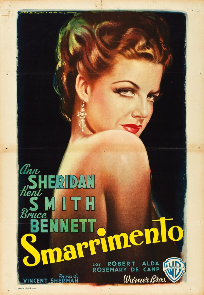 Nora Prentiss (Warner Brothers, 1947). Italian- Movie Poster Reprint