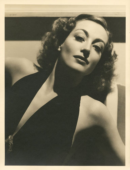 Joan Crawford by George Hurrell (MGM, 1930s).- Movie Poster Reprint