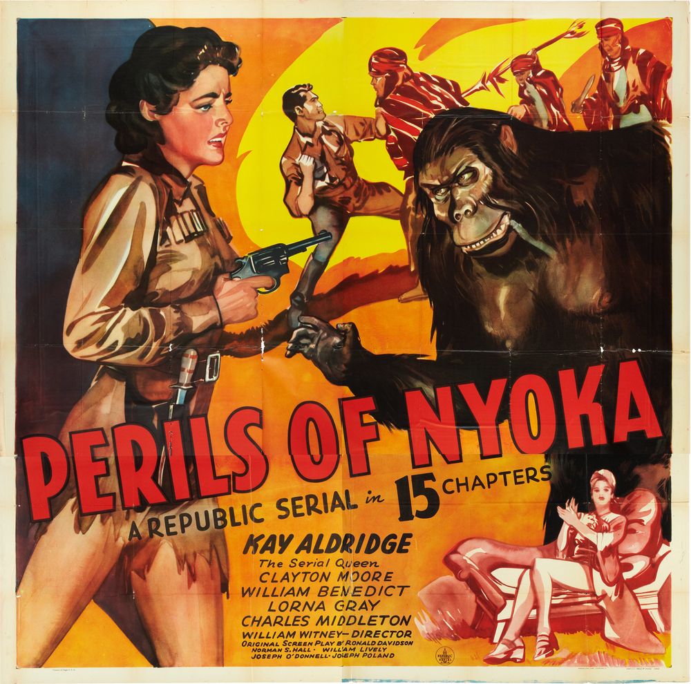 Perils of Nyoka (Republic, 1942).- Movie Poster Reprint