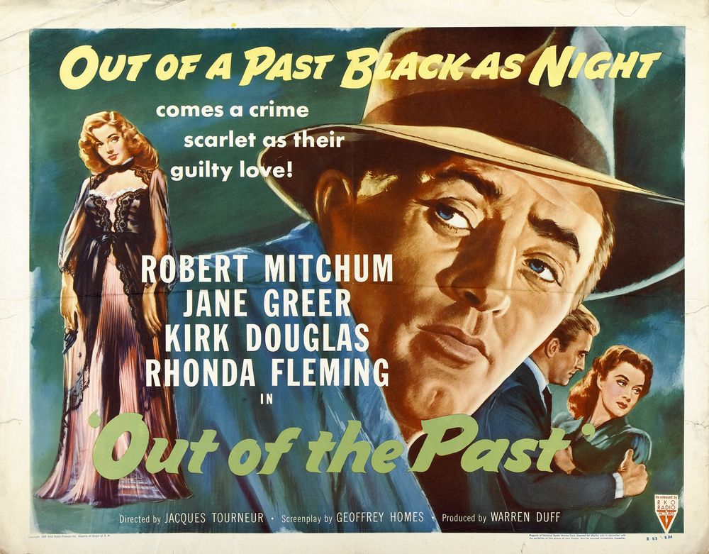 Out of the Past (RKO, R-1953).- Movie Poster Reprint