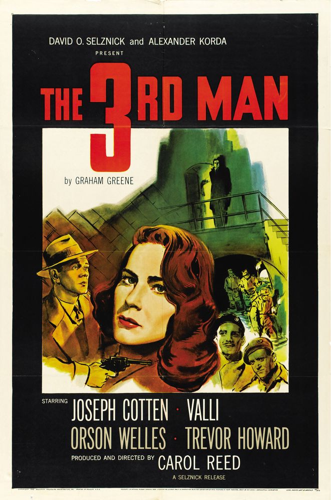 The Third Man (Selznick, 1949).- Movie Poster Reprint