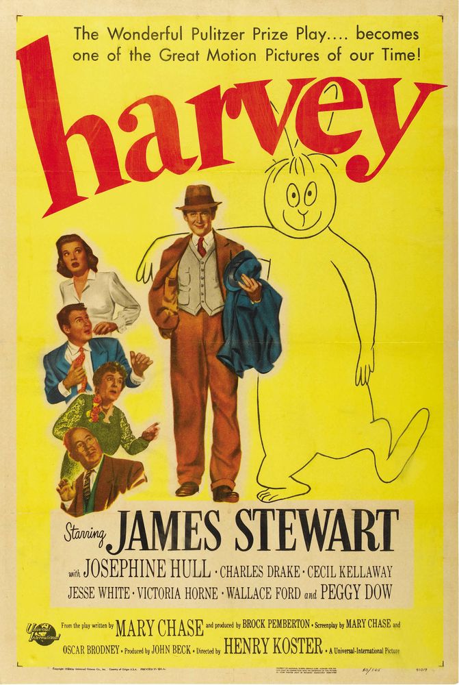 Harvey (Universal International, 1950).- Movie Poster Reprint