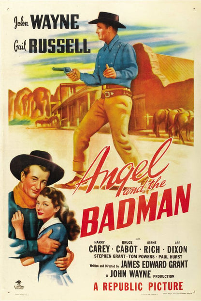 Angel and the Badman (Republic, 1947) - Movie Poster Reprint