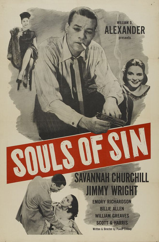 Souls of Sin (Alexander Productions, 1949).- Movie Poster Reprint