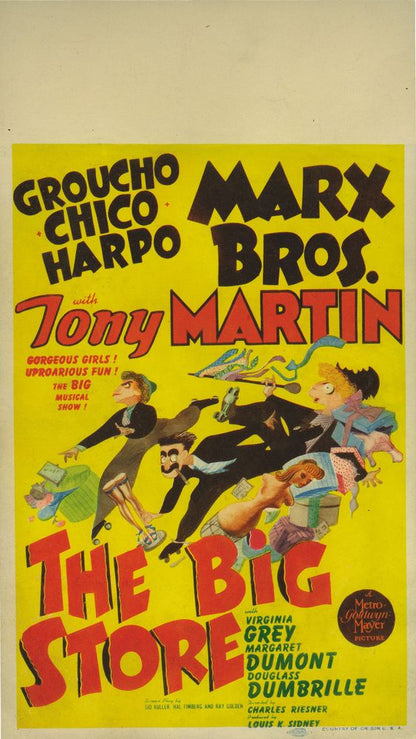 The Big Store (MGM, 1941)- Movie Poster Reprint