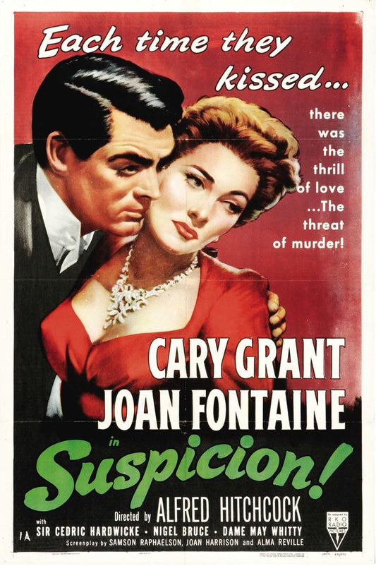 Suspicion (RKO, R-1953).- Movie Poster Reprint