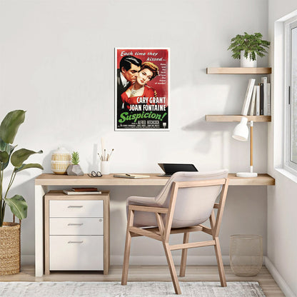 Suspicion (RKO, R-1953) - Movie Poster Reprint