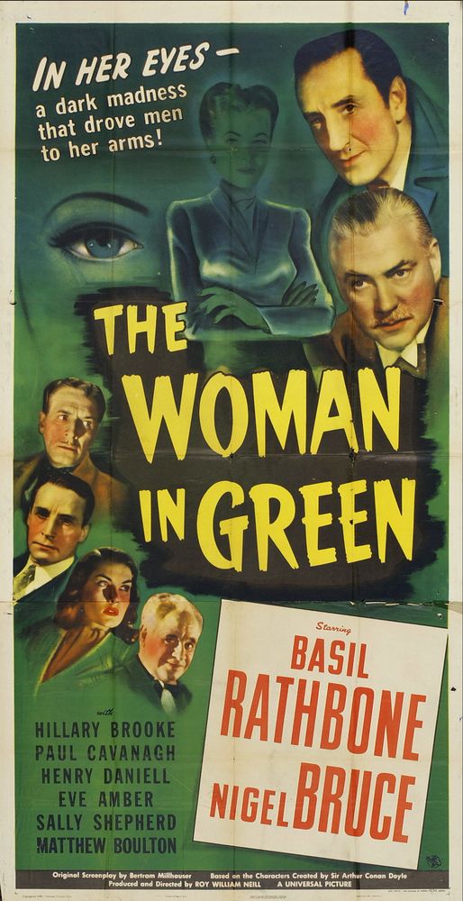 The Woman in Green (Universal, 1945).- Movie Poster Reprint