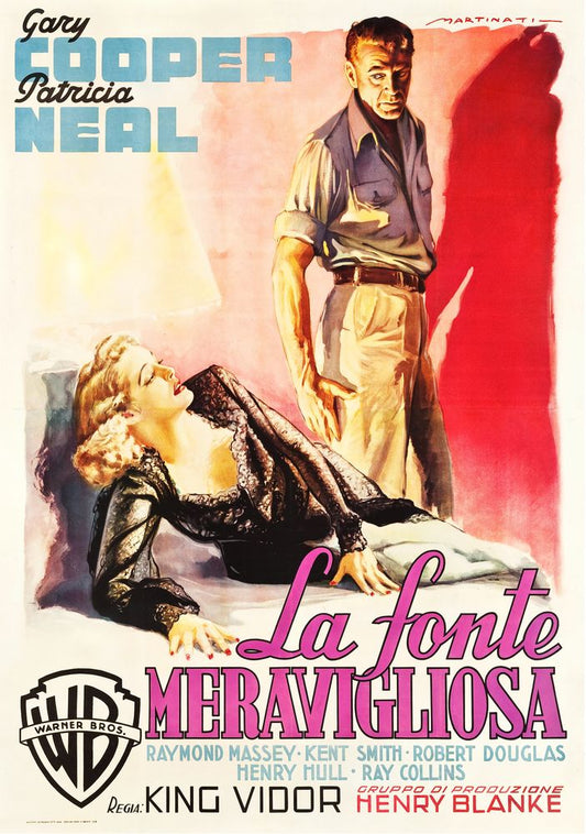 The Fountainhead (Warner Brothers, 1949). Italian- Movie Poster Reprint